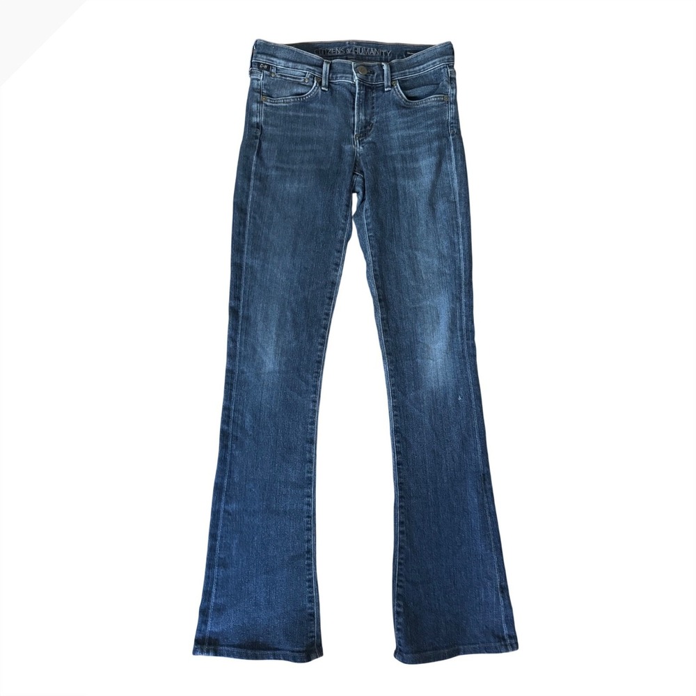 Citizens of Humanity Blue Denim Jeans Emmanuelle Slim Boot Fit Size 26